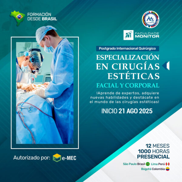 Postgrado Especialización en Cirugía Estética Facial y Corporal