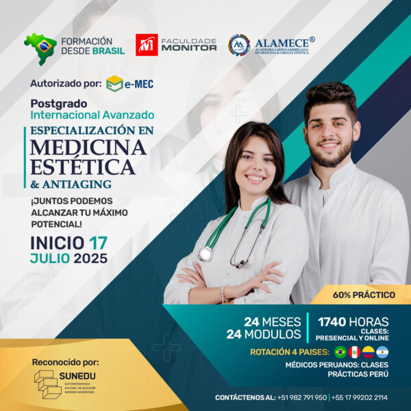 Postgrado Internacional Especialización en Medicina Estética y Antiaging