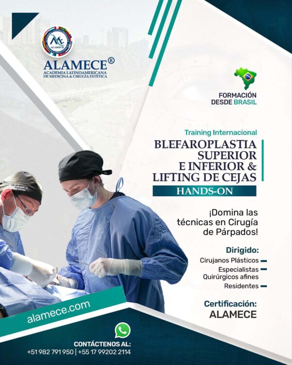 Training Intensivo Blefaroplastia Superior e Inferior & Lifting de Cejas