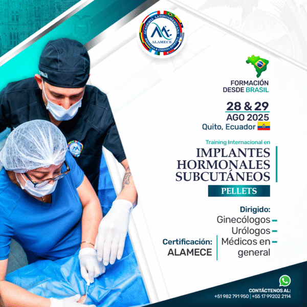 Training Intensivo Implantes Hormonales Subcutáneos - PELLETS - Ecuador