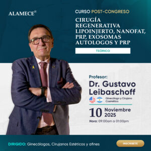 Cirugía regenerativa avanzada: Lipoinjerto, nanofat, PRP, exosomas autologas de PRP