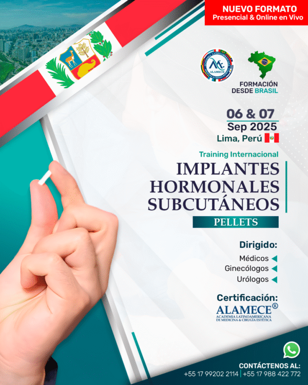 TRAINING INTERNACIONAL IMPLANTES HORMONALES SUBCUTANEOS PELLETS