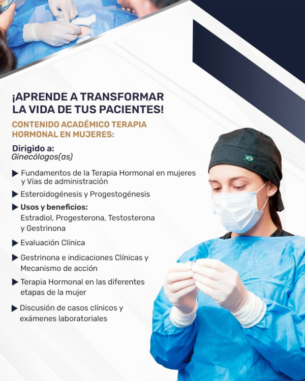 Training Internacional Terapia Hormonal en mujeres - Imagen 2