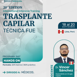 Training Internacional Avanzado Trasplante Capilar Cabeza y Barba